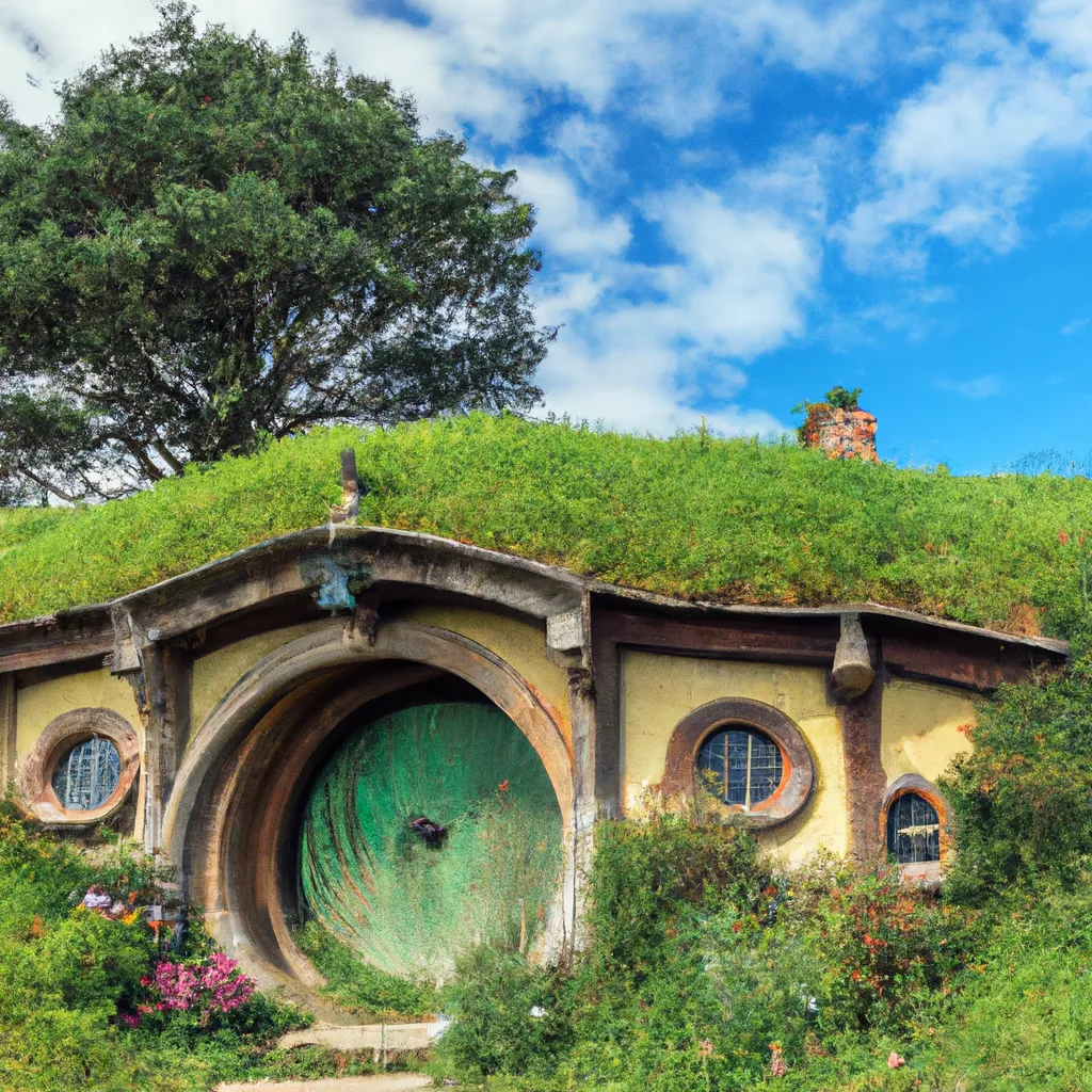 Hobbiton Movie Set